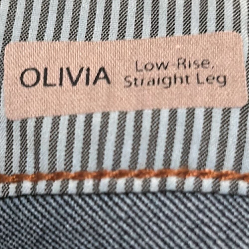 Mavi Olivia Womens Size 27 Denim Blue Jeans Low Rise Straight Leg Dark Wash NWT - Picture 8 of 8